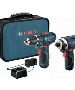 Bosch CLPK22-120 12V Lithium-Ion 3/8 In. Drill Driver And Impact Driver Combo Kit