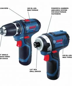 Bosch CLPK22-120 12V Lithium-Ion 3/8 In. Drill Driver And Impact Driver Combo Kit 17 Bosch CLPK22-120 12V Lithium-Ion 3/8 In. Drill Driver And Impact Driver Combo Kit -Bosch Sales Store bshnclpk22 120 h