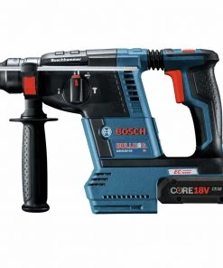 Bosch GBH18V-26K25 Bulldog 18V Brushless Lithium-Ion 1 In. Cordless SDS-plus Rotary Hammer Kit With 2 Batteries (4 Ah) 12 Bosch GBH18V-26K25 Bulldog 18V Brushless Lithium-Ion 1 In. Cordless SDS-plus Rotary Hammer Kit With 2 Batteries (4 Ah) -Bosch Sales Store bshngbh18v 26k25 b