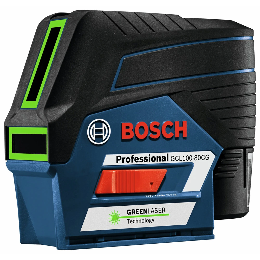 Bosch GCL100-80CG 12V Green-Beam Cross-Line Laser With Plumb Points 5 Bosch GCL100-80CG 12V Green-Beam Cross-Line Laser With Plumb Points - Image 5