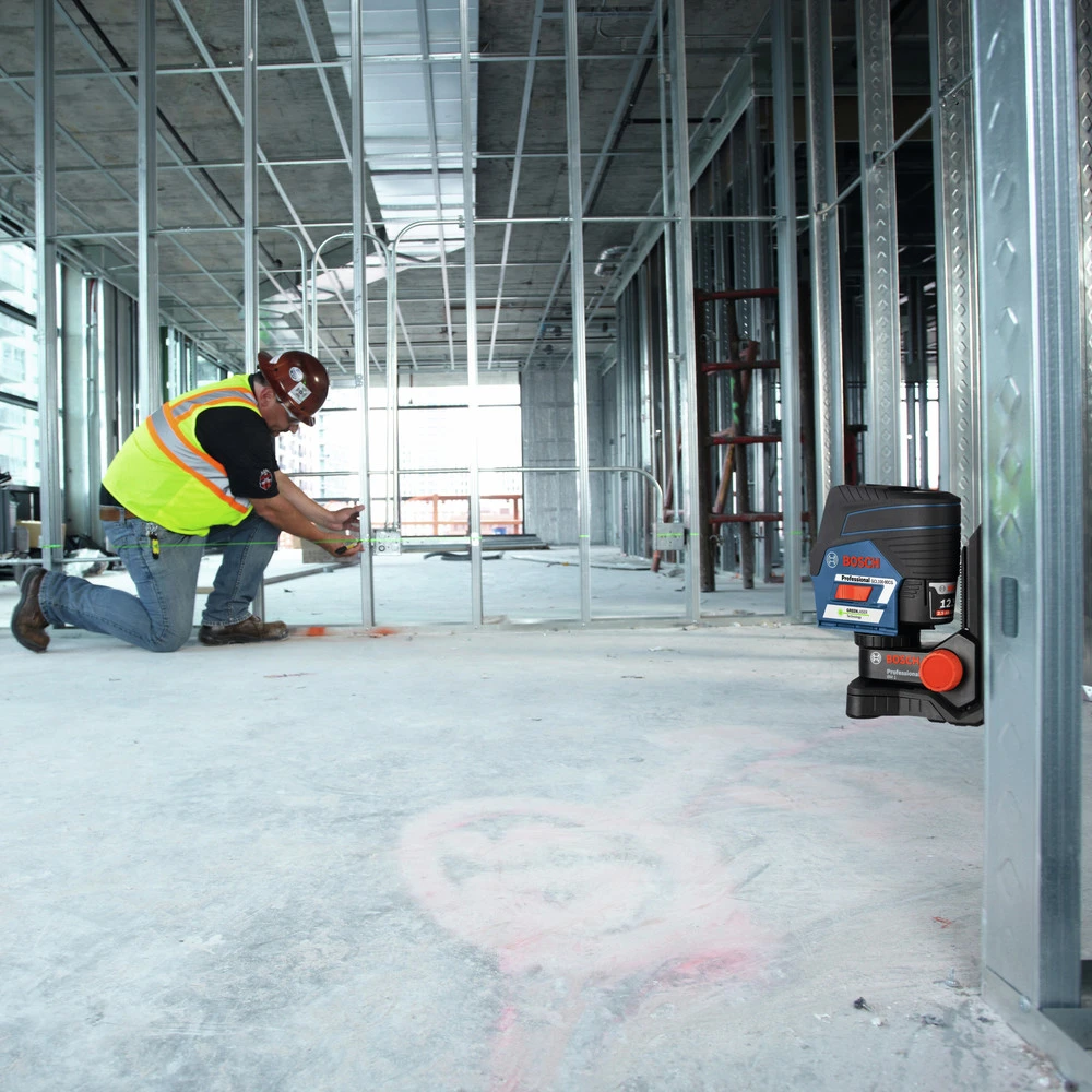 Bosch GCL100-80CG 12V Green-Beam Cross-Line Laser With Plumb Points 10 Bosch GCL100-80CG 12V Green-Beam Cross-Line Laser With Plumb Points - Image 10