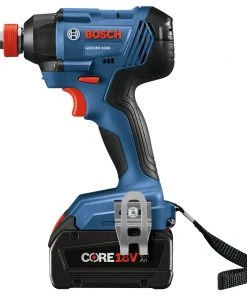 Bosch GDX18V-1600B12 18V Freak Lithium-Ion 1/4 In. And 1/2 In. Cordless Two-In-One Bit/Socket Impact Driver Kit (2 Ah) 12 Bosch GDX18V-1600B12 18V Freak Lithium-Ion 1/4 In. And 1/2 In. Cordless Two-In-One Bit/Socket Impact Driver Kit (2 Ah) -Bosch Sales Store bshngdx18v 1600b12 b
