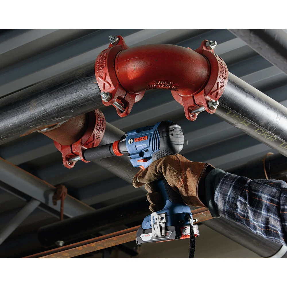 Bosch GDX18V-1600B12 18V Freak Lithium-Ion 1/4 In. And 1/2 In. Cordless Two-In-One Bit/Socket Impact Driver Kit (2 Ah) 5 Bosch GDX18V-1600B12 18V Freak Lithium-Ion 1/4 In. And 1/2 In. Cordless Two-In-One Bit/Socket Impact Driver Kit (2 Ah) - Image 5