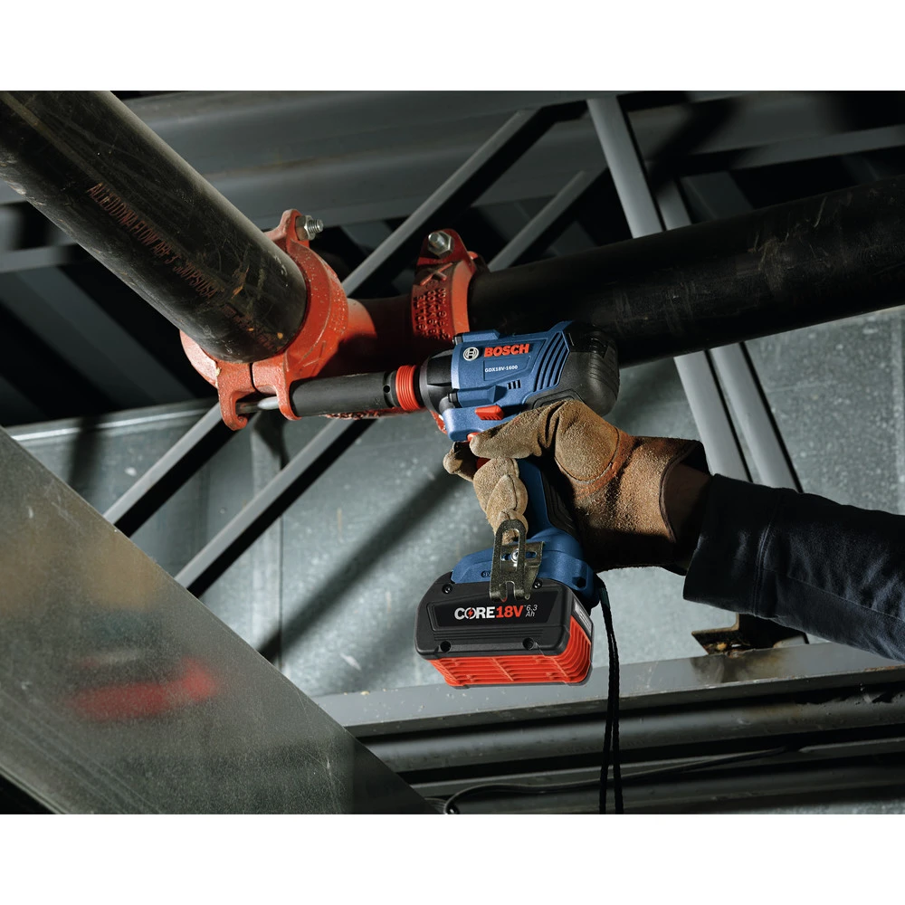 Bosch GDX18V-1600B12 18V Freak Lithium-Ion 1/4 In. And 1/2 In. Cordless Two-In-One Bit/Socket Impact Driver Kit (2 Ah) 6 Bosch GDX18V-1600B12 18V Freak Lithium-Ion 1/4 In. And 1/2 In. Cordless Two-In-One Bit/Socket Impact Driver Kit (2 Ah) - Image 6