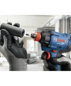 Bosch GDX18V-1600B12 18V Freak Lithium-Ion 1/4 In. And 1/2 In. Cordless Two-In-One Bit/Socket Impact Driver Kit (2 Ah) 18 Bosch GDX18V-1600B12 18V Freak Lithium-Ion 1/4 In. And 1/2 In. Cordless Two-In-One Bit/Socket Impact Driver Kit (2 Ah) -Bosch Sales Store bshngdx18v 1600b12 h