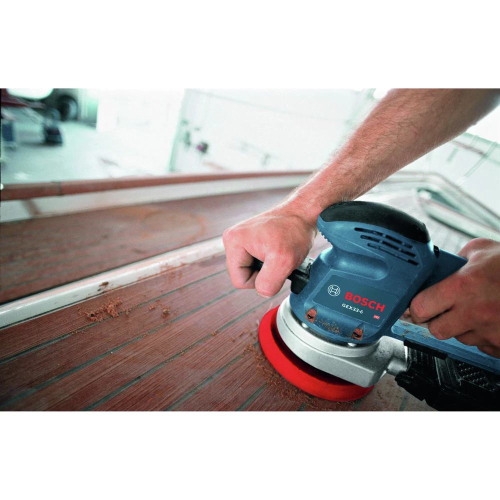 Bosch GEX33-6N Multi-Hole 6 In. Corded Random Orbit Sander/Polisher 3 Bosch GEX33-6N Multi-Hole 6 In. Corded Random Orbit Sander/Polisher - Image 3