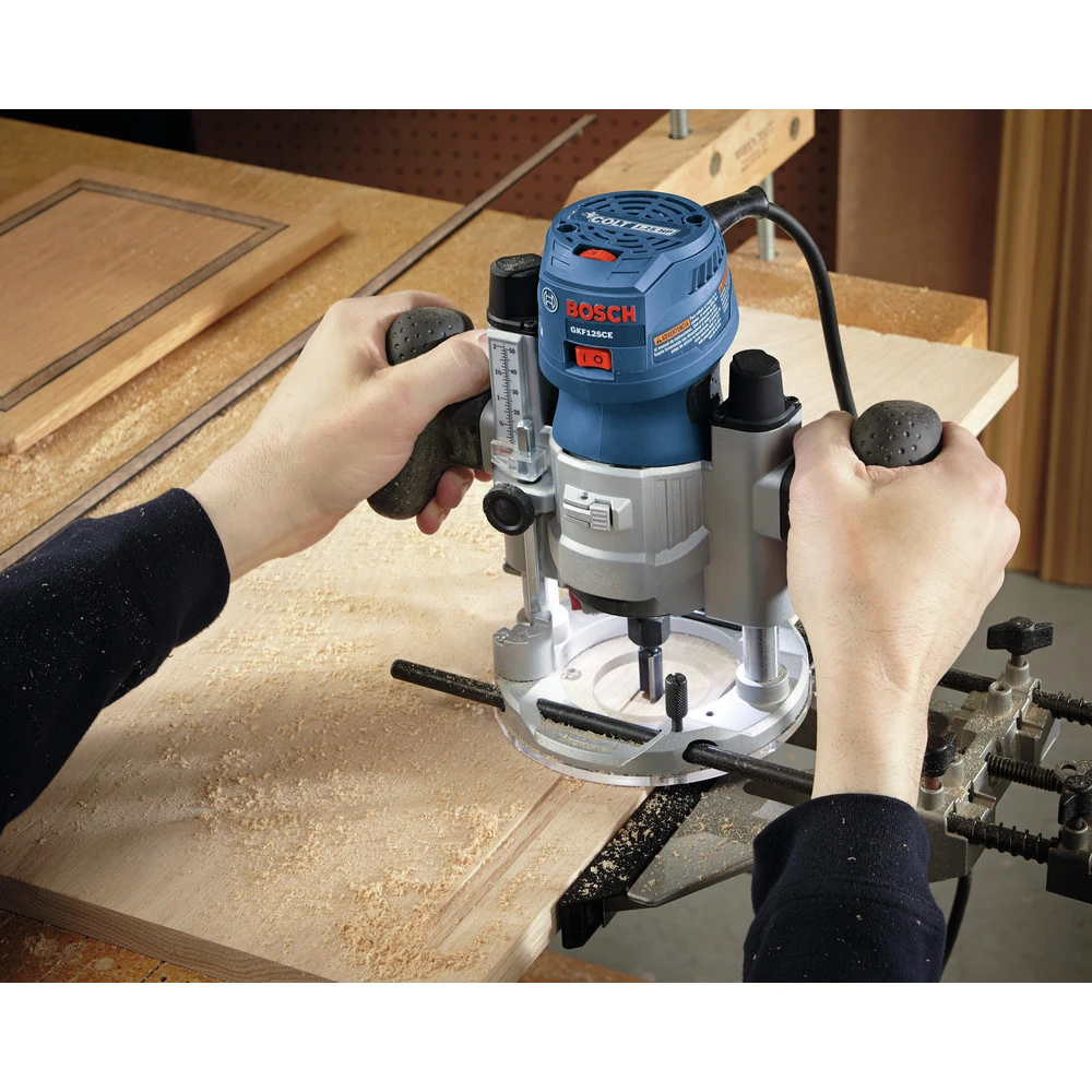 Bosch GKF125CEPK Colt 7 Amp 1.25 HP Variable-Speed Palm Router Combo Kit 15 Bosch GKF125CEPK Colt 7 Amp 1.25 HP Variable-Speed Palm Router Combo Kit - Image 15