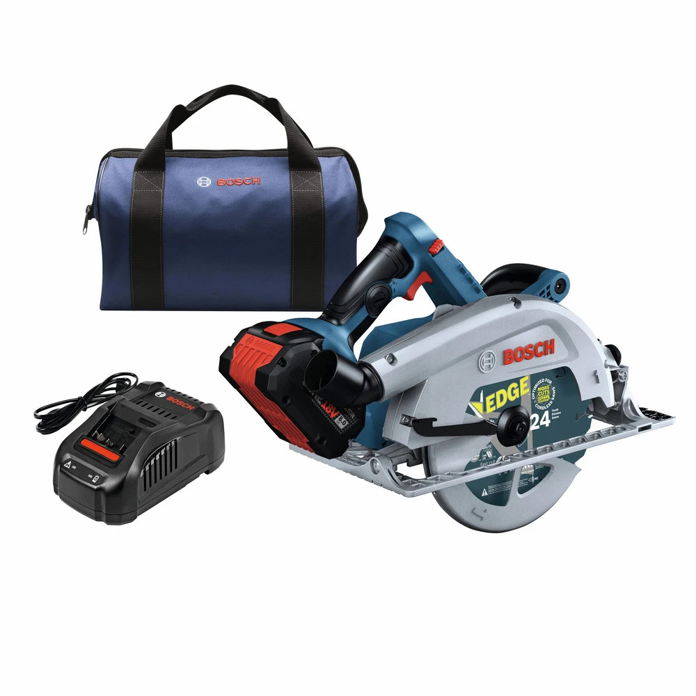 Bosch GKS18V-25CB14 PROFACTOR 18V Cordless 7-1/4 In. Circular Saw Kit With BiTurbo Brushless Technology Kit With (1) CORE18V 8.0 Ah PROFACTOR Performance Battery 1 Bosch GKS18V-25CB14 PROFACTOR 18V Cordless 7-1/4 In. Circular Saw Kit With BiTurbo Brushless Technology Kit With (1) CORE18V 8.0 Ah PROFACTOR Performance Battery