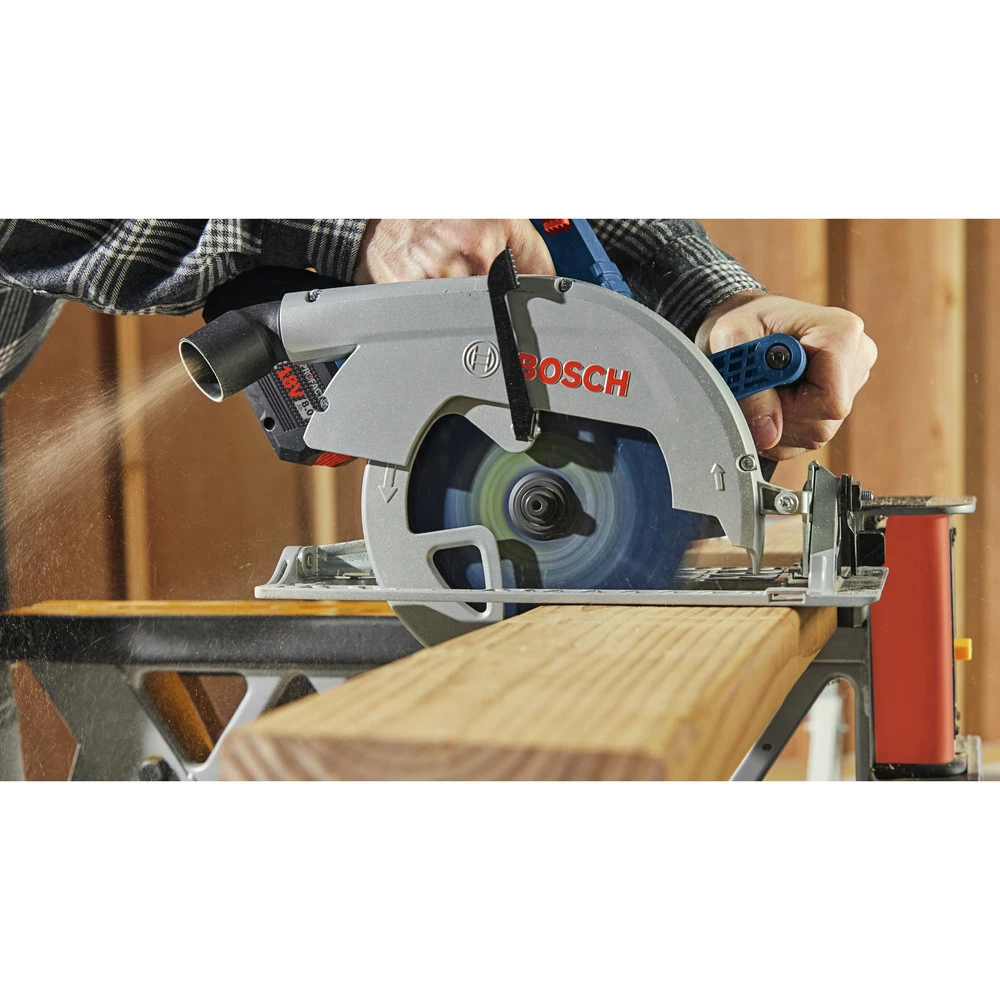 Bosch GKS18V-25CB14 PROFACTOR 18V Cordless 7-1/4 In. Circular Saw Kit With BiTurbo Brushless Technology Kit With (1) CORE18V 8.0 Ah PROFACTOR Performance Battery 6 Bosch GKS18V-25CB14 PROFACTOR 18V Cordless 7-1/4 In. Circular Saw Kit With BiTurbo Brushless Technology Kit With (1) CORE18V 8.0 Ah PROFACTOR Performance Battery - Image 6