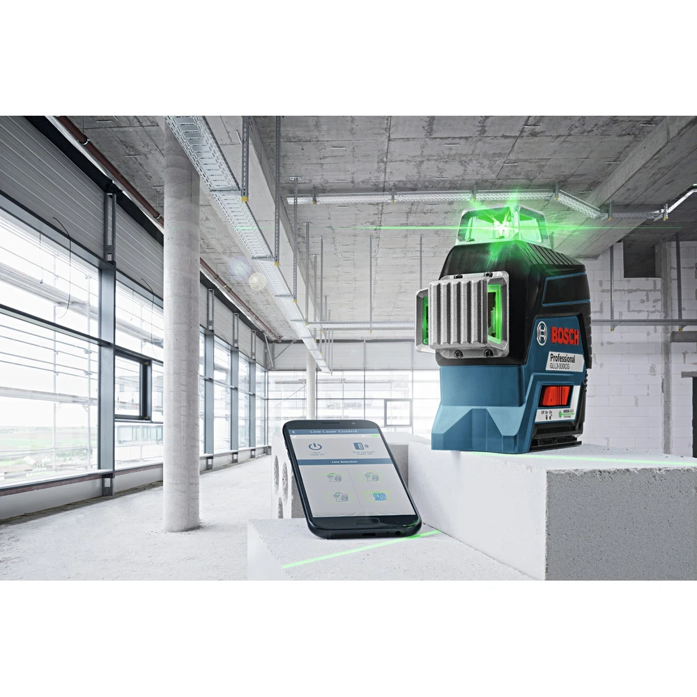 Bosch GLL3-330CG 360-Degrees Connected Green-Beam Three-Plane Leveling And Alignment-Line Laser 5 Bosch GLL3-330CG 360-Degrees Connected Green-Beam Three-Plane Leveling And Alignment-Line Laser - Image 5