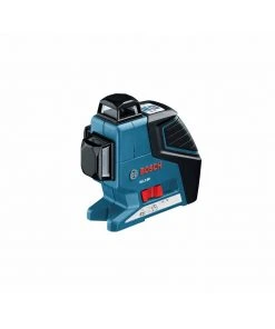 Bosch GLL 3-80 + LR2 3-Plane Leveling And Alignment Laser With Line Laser Receiver