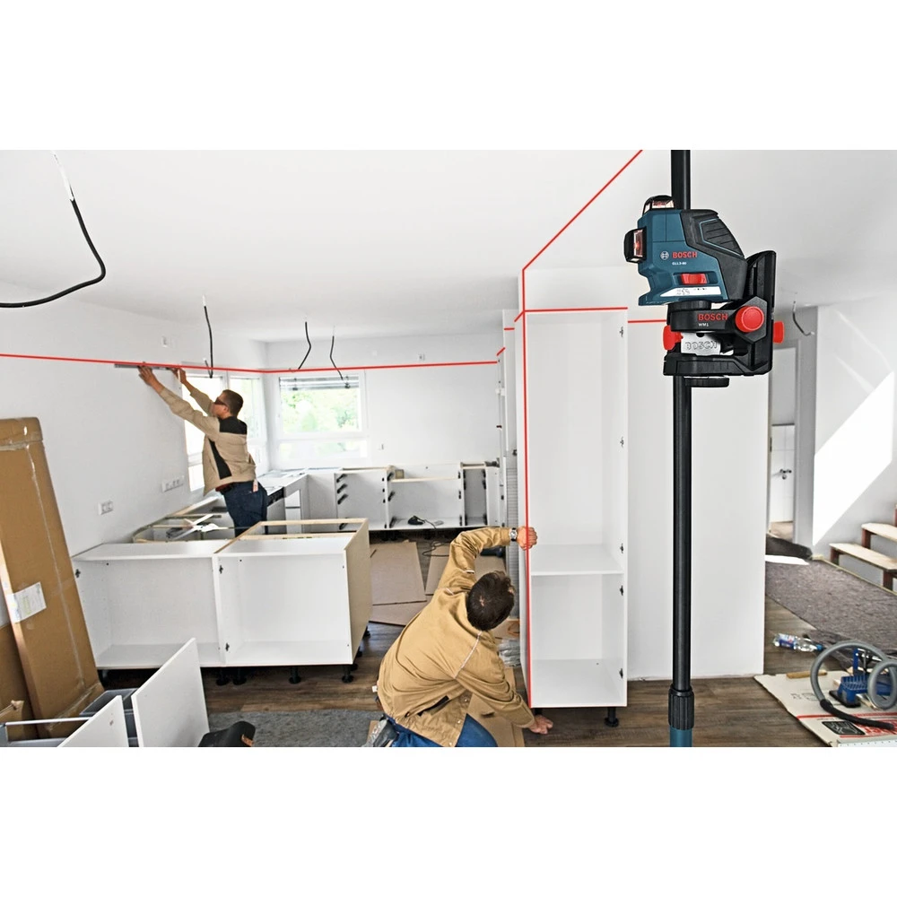Bosch GLL 3-80 + LR2 3-Plane Leveling And Alignment Laser With Line Laser Receiver 4 Bosch GLL 3-80 + LR2 3-Plane Leveling And Alignment Laser With Line Laser Receiver - Image 4