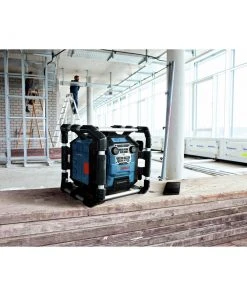 Bosch GPB18V-5CN 18V Lithium-Ion Bluetooth 5 Cordless/Corded Jobsite Radio And Power Station With 2 AA Batteries (Tool Only) 5 Bosch GPB18V-5CN 18V Lithium-Ion Bluetooth 5 Cordless/Corded Jobsite Radio And Power Station With 2 AA Batteries (Tool Only) -Bosch Sales Store bshngpb18v 5cn b