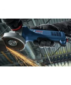 Bosch GWS10-450P 120V 10 Amp Compact 4-1/2 In. Corded Ergonomic Angle Grinder With Paddle Switch -Bosch Sales Store bshngws10 450p f