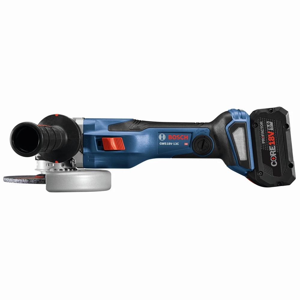 Bosch GWS18V-13CB14 PROFACTOR 18V Cordless 5-6 In. Angle Grinder Kit With BiTurbo Brushless Technology Kit With (1) CORE18V 8.0 Ah PROFACTOR Performance Battery 4 Bosch GWS18V-13CB14 PROFACTOR 18V Cordless 5-6 In. Angle Grinder Kit With BiTurbo Brushless Technology Kit With (1) CORE18V 8.0 Ah PROFACTOR Performance Battery - Image 4