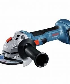 Bosch GWS18V-8B15 18V EC Brushless Lithium-Ion 4-1/2 In. Cordless Connected Angle Grinder Kit With No Lock-On Paddle Switch (4 Ah)