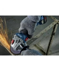Bosch GWS18V-8B15 18V EC Brushless Lithium-Ion 4-1/2 In. Cordless Connected Angle Grinder Kit With No Lock-On Paddle Switch (4 Ah) -Bosch Sales Store bshngws18v 8b15 e