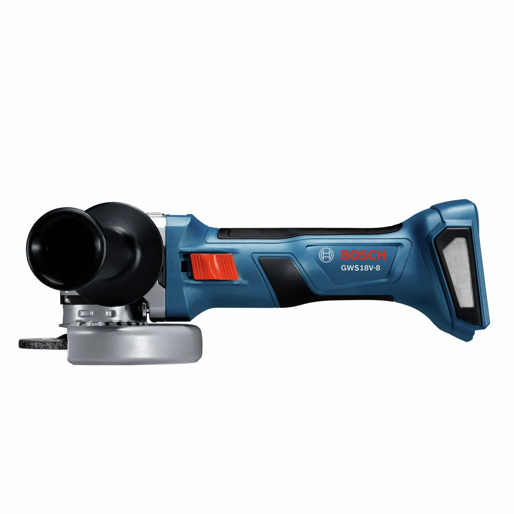Bosch GWS18V-8N 18V Brushless Lithium-Ion 4-1/2 In. Cordless Angle Grinder With Slide Switch (Tool Only) 2 Bosch GWS18V-8N 18V Brushless Lithium-Ion 4-1/2 In. Cordless Angle Grinder With Slide Switch (Tool Only) - Image 2