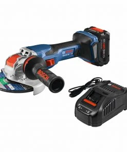 Bosch GWX18V-13CB14 PROFACTOR 18V Spitfire X-LOCK 5-6 In. Cordless Angle Grinder Kit With (1) CORE18V 8.0 Ah Performance Battery
