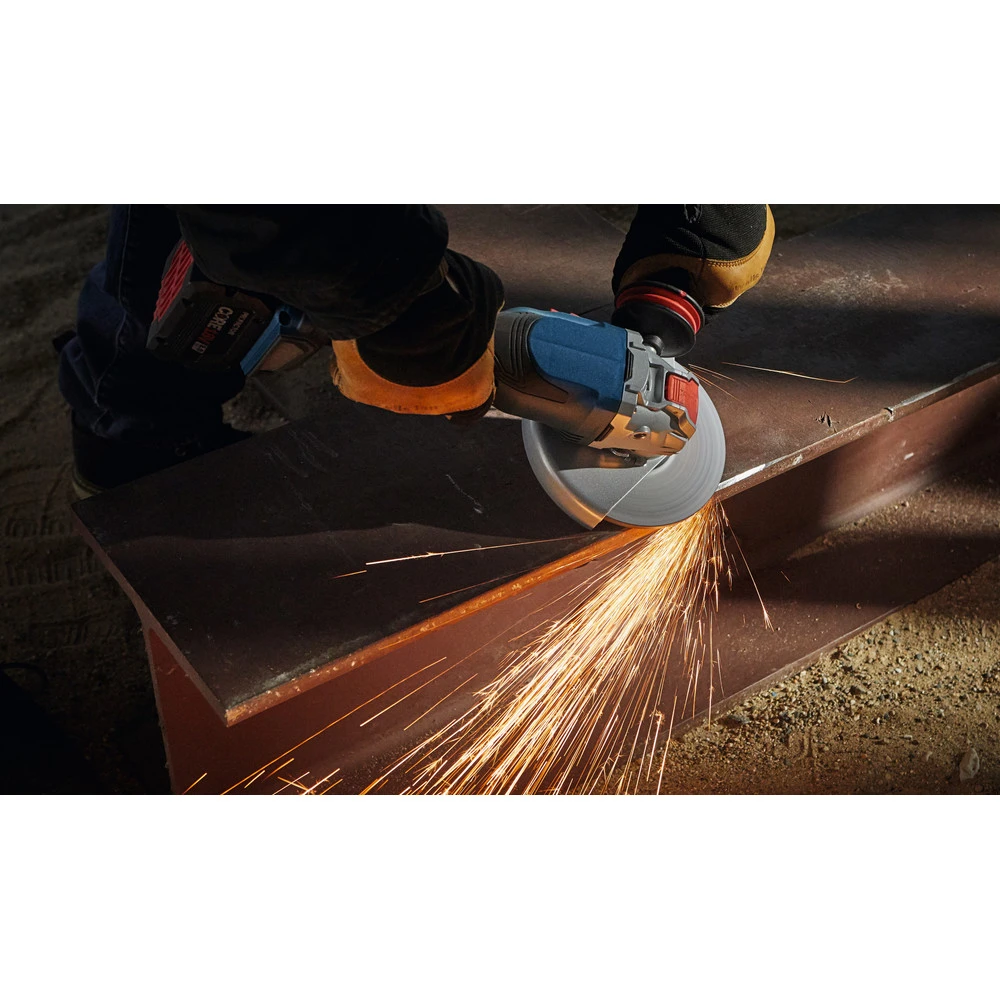 Bosch GWX18V-13CB14 PROFACTOR 18V Spitfire X-LOCK 5-6 In. Cordless Angle Grinder Kit With (1) CORE18V 8.0 Ah Performance Battery 6 Bosch GWX18V-13CB14 PROFACTOR 18V Spitfire X-LOCK 5-6 In. Cordless Angle Grinder Kit With (1) CORE18V 8.0 Ah Performance Battery - Image 6