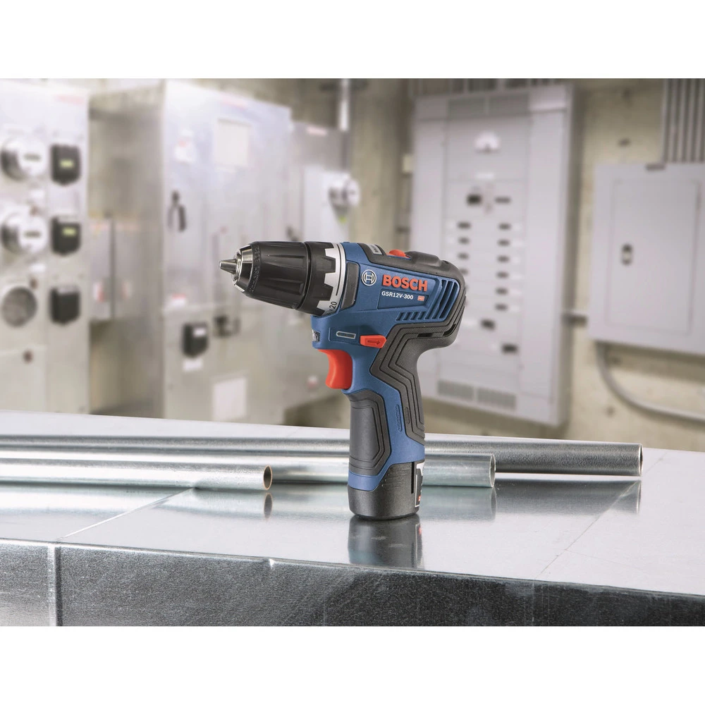 Bosch GXL12V-220B22 12V Max Brushless Lithium-Ion 3/8 In. Cordless Drill Driver/1/4 In. Hex Impact Driver Combo Kit (2 Ah) 6 Bosch GXL12V-220B22 12V Max Brushless Lithium-Ion 3/8 In. Cordless Drill Driver/1/4 In. Hex Impact Driver Combo Kit (2 Ah) - Image 6