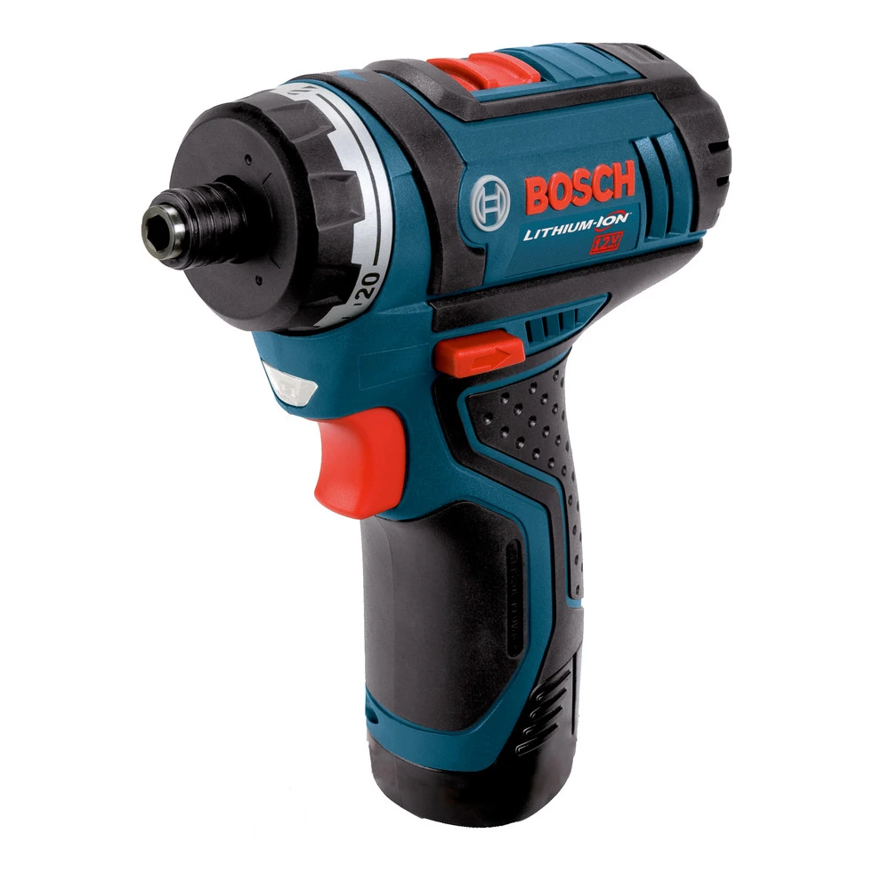 Factory Reconditioned Bosch PS21-2A-RT 12V Max Lithium-Ion 1/4 In. Cordless Pocket Driver Kit (2 Ah) 1 Factory Reconditioned Bosch PS21-2A-RT 12V Max Lithium-Ion 1/4 In. Cordless Pocket Driver Kit (2 Ah)