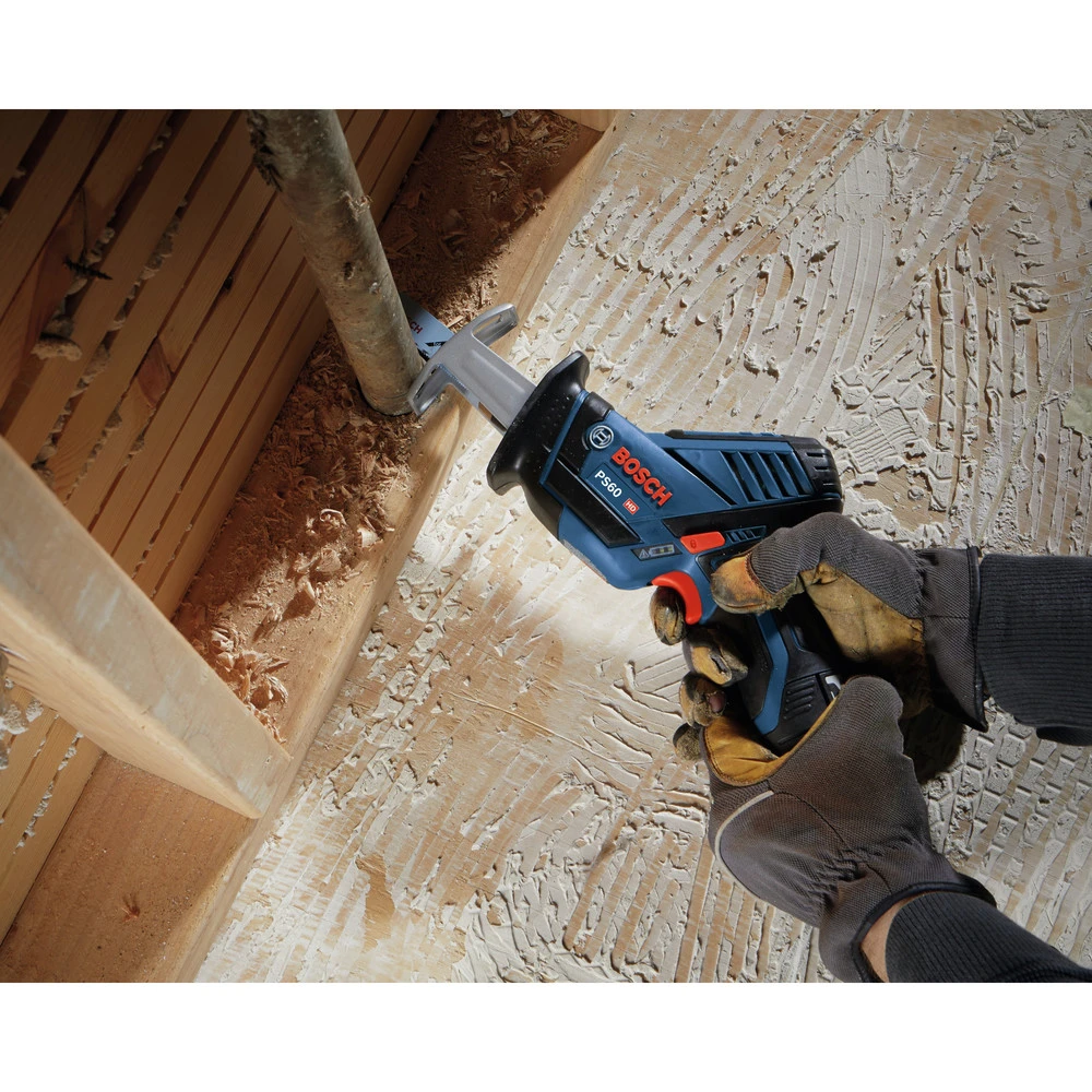 Bosch PS60N 12V Max Compact Lithium-Ion Cordless Pocket Reciprocating Saw (Tool Only) 3 Bosch PS60N 12V Max Compact Lithium-Ion Cordless Pocket Reciprocating Saw (Tool Only) - Image 3