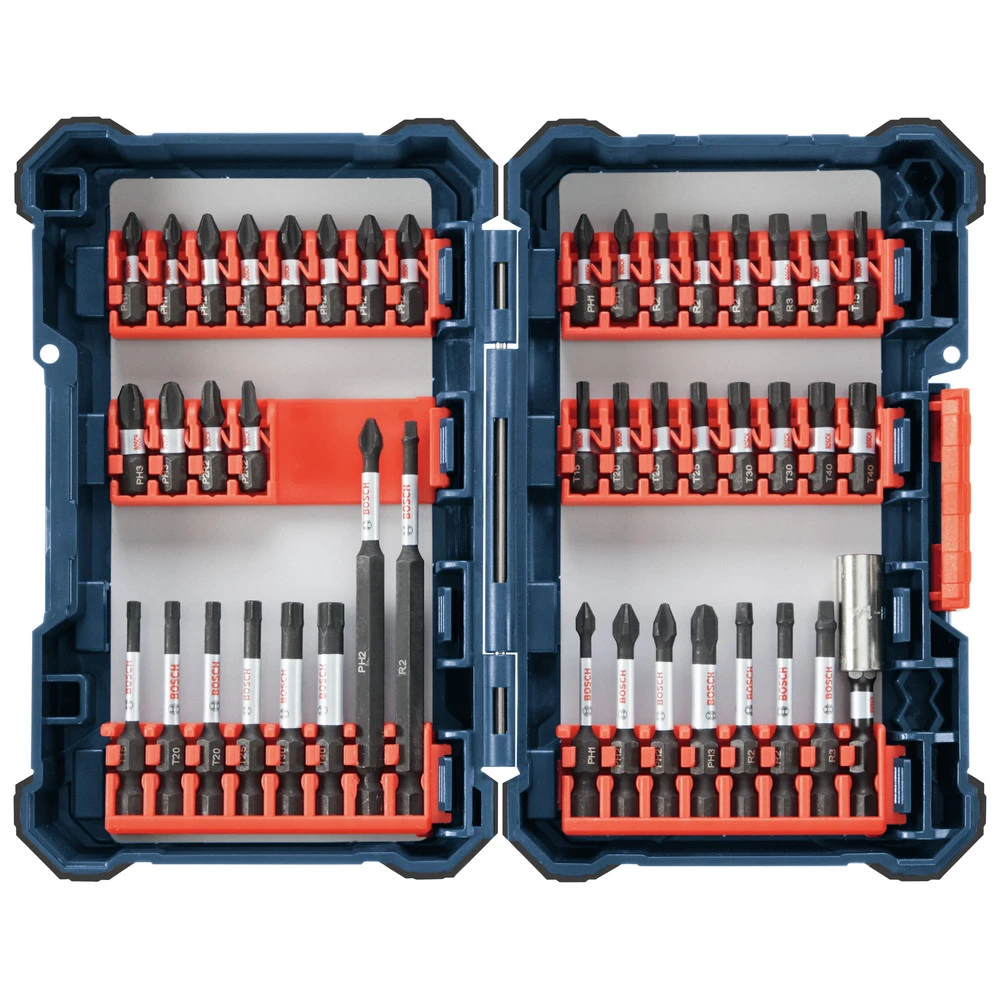 Bosch SDMS44 44-Piece Impact Tough Screwdriving Custom Case System Set 1 Bosch SDMS44 44-Piece Impact Tough Screwdriving Custom Case System Set
