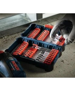 Bosch SDMS44 44-Piece Impact Tough Screwdriving Custom Case System Set 16 Bosch SDMS44 44-Piece Impact Tough Screwdriving Custom Case System Set -Bosch Sales Store bshnsdms44 f