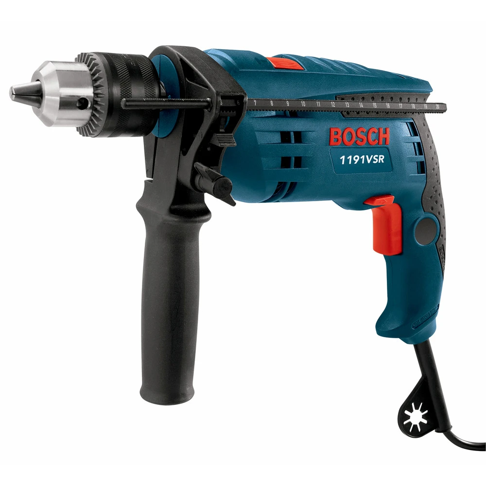Factory Reconditioned Bosch 1191VSRK-RT 7 Amp Single Speed 1/2 In. Corded Hammer Drill 1 Factory Reconditioned Bosch 1191VSRK-RT 7 Amp Single Speed 1/2 In. Corded Hammer Drill