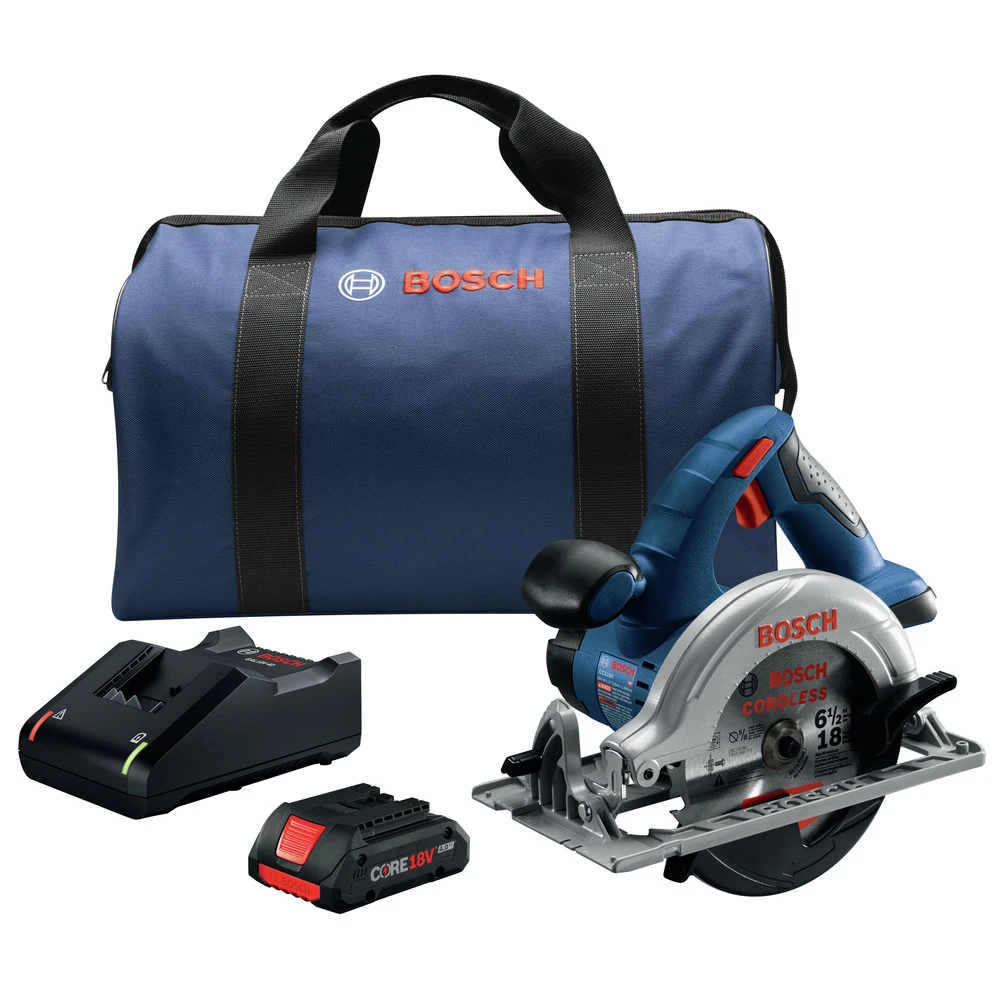 Factory Reconditioned Bosch CCS180-B15-RT 18V Lithium-Ion 6-1/2 In. Cordless Circular Saw Kit (4 Ah) 1 Factory Reconditioned Bosch CCS180-B15-RT 18V Lithium-Ion 6-1/2 In. Cordless Circular Saw Kit (4 Ah)