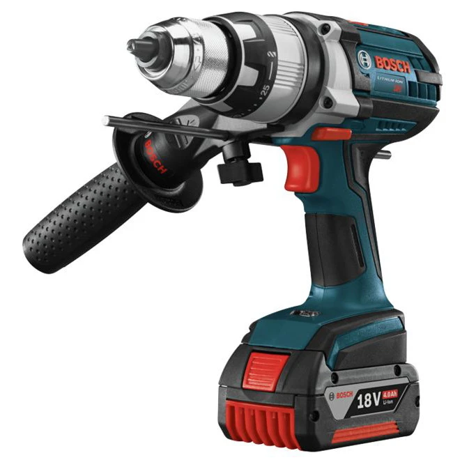 Factory Reconditioned Bosch CLPK222-181-RT 18V 4.0 Ah Cordless Lithium-Ion Brute Tough Hammer Drill And Hex Impact Driver Combo Kit 2 Factory Reconditioned Bosch CLPK222-181-RT 18V 4.0 Ah Cordless Lithium-Ion Brute Tough Hammer Drill And Hex Impact Driver Combo Kit - Image 2