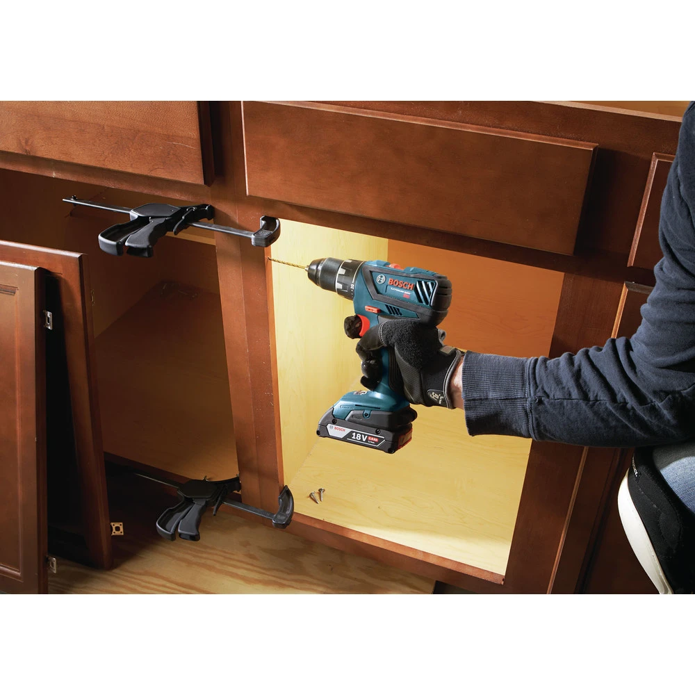 Factory Reconditioned Bosch DDS181A-01-RT 18V 4.0 Ah Compact Tough Cordless Li-Ion 1/2 In. Drill Driver Kit 3 Factory Reconditioned Bosch DDS181A-01-RT 18V 4.0 Ah Compact Tough Cordless Li-Ion 1/2 In. Drill Driver Kit - Image 3