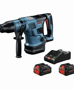 Factory Reconditioned Bosch GBH18V-36CK24-RT PROFACTOR 18V Brushless Lithium-Ion 1-9/16 In. Cordless SDS-max Rotary Hammer Kit With BiTurbo Technology And (2) 8 Ah Batteries