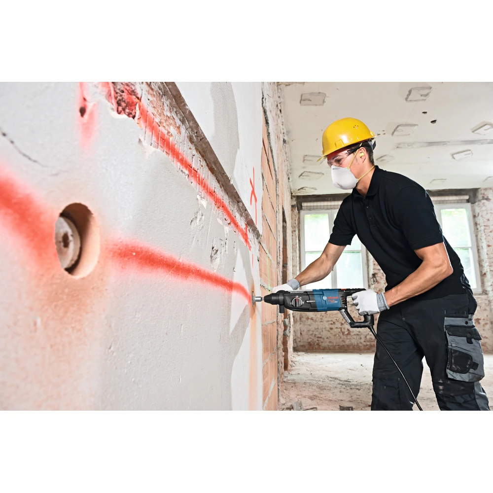 Factory Reconditioned Bosch GBH2-28L-RT 8.5 Amp 1-1/8 In. SDS-Plus Bulldog Xtreme MAX Rotary Hammer 6 Factory Reconditioned Bosch GBH2-28L-RT 8.5 Amp 1-1/8 In. SDS-Plus Bulldog Xtreme MAX Rotary Hammer - Image 6