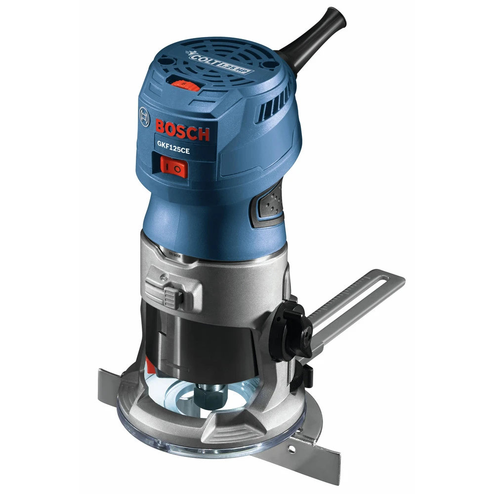 Factory Reconditioned Bosch GKF125CEK-RT Colt 7 Amp 1.25 HP Variable Speed Palm Router 4 Factory Reconditioned Bosch GKF125CEK-RT Colt 7 Amp 1.25 HP Variable Speed Palm Router - Image 4