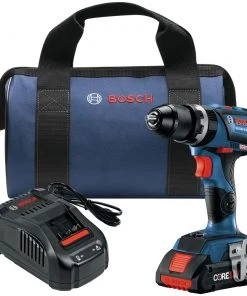Factory Reconditioned Bosch GSB18V-535CB15-RT 18V Lithium-Ion Brushless 1/2 In. Cordless Hammer Drill Driver Kit (4 Ah)