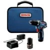 Factory Reconditioned Bosch GSR12V-300B22-RT 12V Max EC Brushless Lithium-Ion 3/8 In. Cordless Drill Driver Kit (2 Ah)