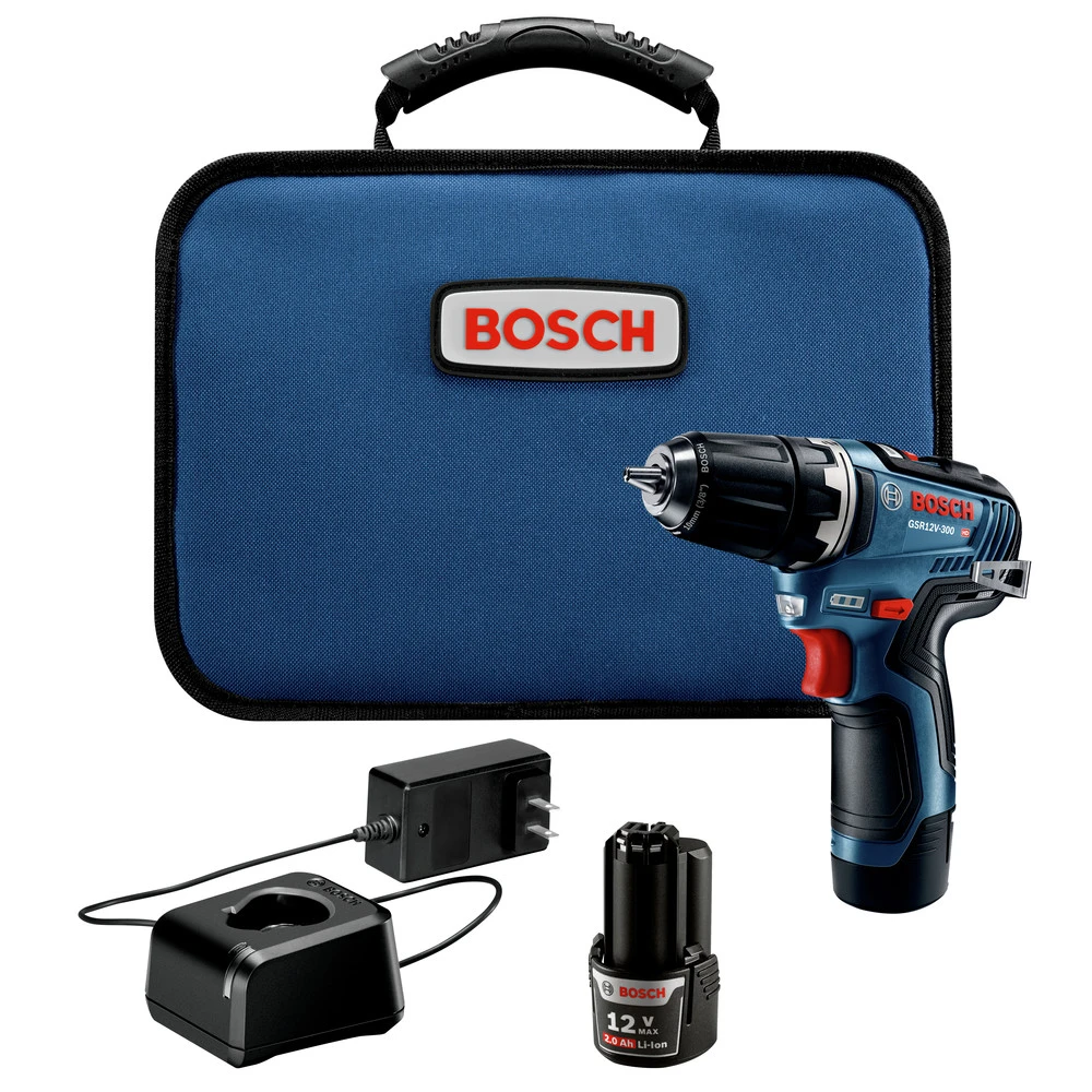 Factory Reconditioned Bosch GSR12V-300B22-RT 12V Max EC Brushless Lithium-Ion 3/8 In. Cordless Drill Driver Kit (2 Ah) 1 Factory Reconditioned Bosch GSR12V-300B22-RT 12V Max EC Brushless Lithium-Ion 3/8 In. Cordless Drill Driver Kit (2 Ah)