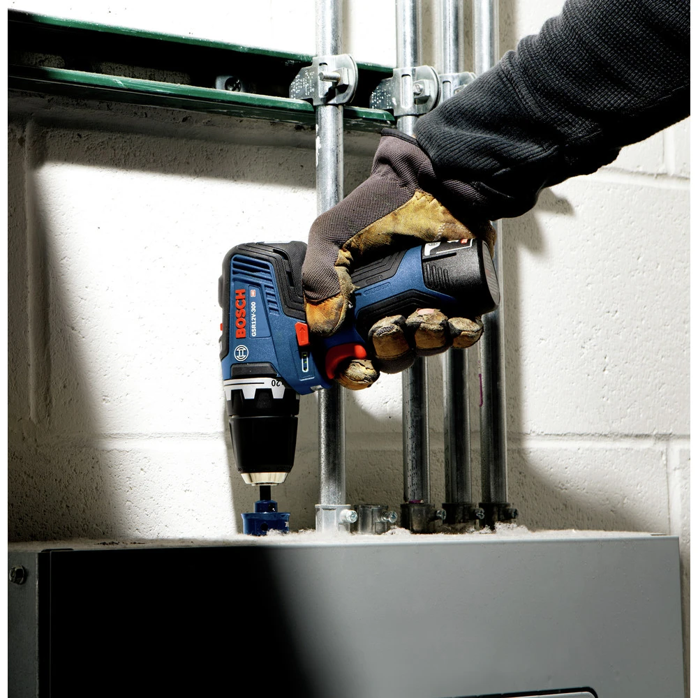 Factory Reconditioned Bosch GSR12V-300B22-RT 12V Max EC Brushless Lithium-Ion 3/8 In. Cordless Drill Driver Kit (2 Ah) 7 Factory Reconditioned Bosch GSR12V-300B22-RT 12V Max EC Brushless Lithium-Ion 3/8 In. Cordless Drill Driver Kit (2 Ah) - Image 7