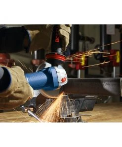 Factory Reconditioned Bosch GWS10-45E-RT 120V 10 Amp Ergonomic 4-1/2 In. Angle Grinder 11 Factory Reconditioned Bosch GWS10-45E-RT 120V 10 Amp Ergonomic 4-1/2 In. Angle Grinder -Bosch Sales Store bshrgws10 45e rt d