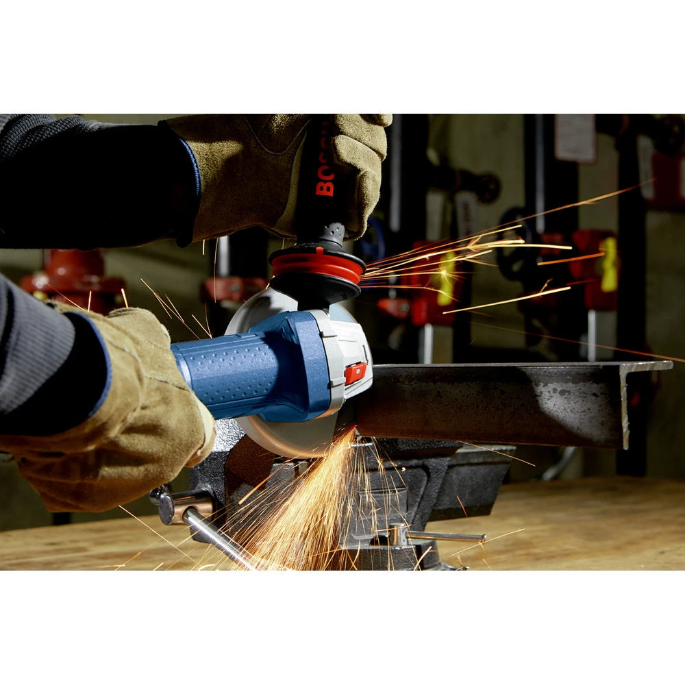 Factory Reconditioned Bosch GWS10-45PE-RT 10 Amp 4-1/2 In. Angle Grinder With Paddle Switch 4 Factory Reconditioned Bosch GWS10-45PE-RT 10 Amp 4-1/2 In. Angle Grinder With Paddle Switch - Image 4