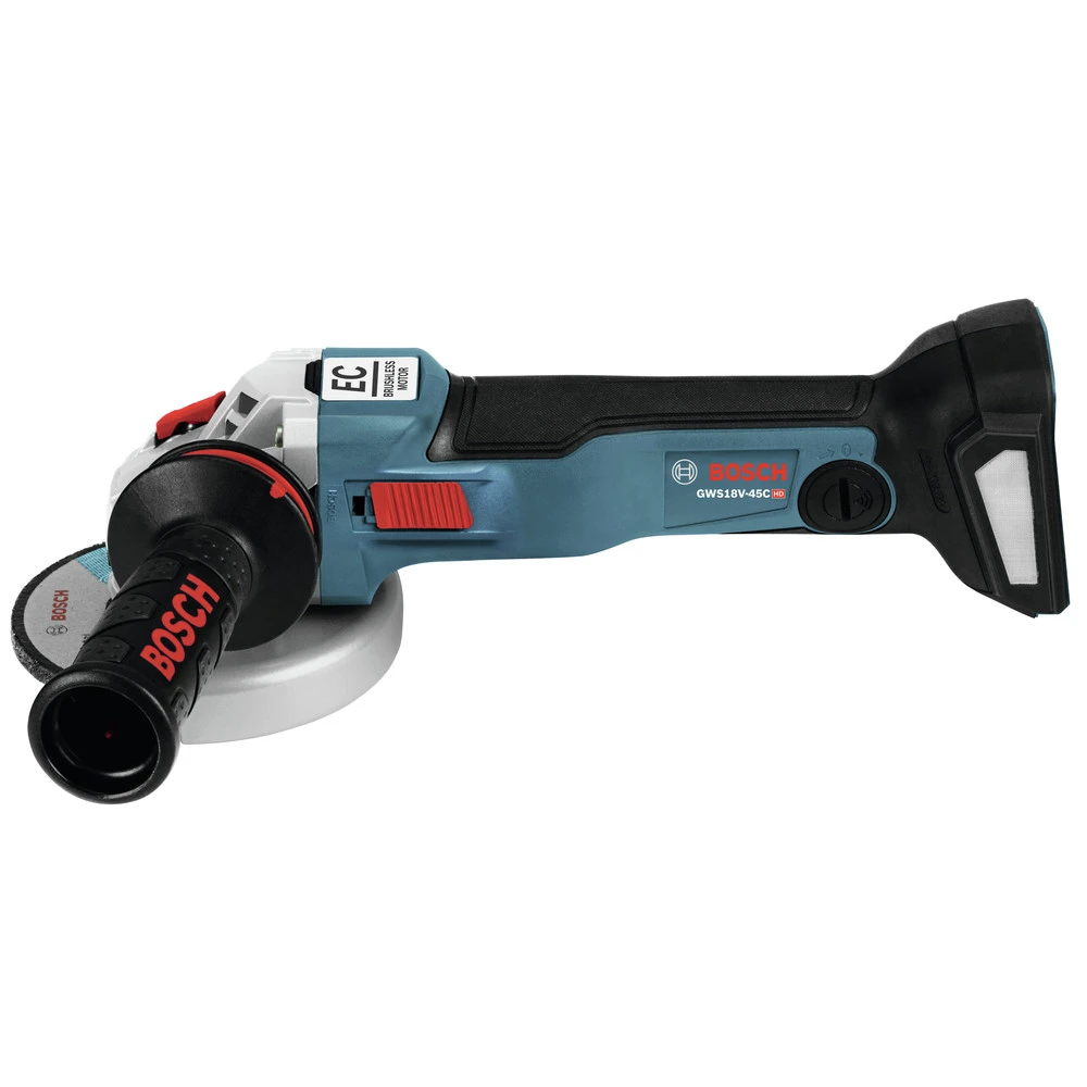Factory Reconditioned Bosch GWS18V-45CN-RT 18V EC/ 4-1/2 In. Brushless Connected-Ready Angle Grinder (Tool Only) 2 Factory Reconditioned Bosch GWS18V-45CN-RT 18V EC/ 4-1/2 In. Brushless Connected-Ready Angle Grinder (Tool Only) - Image 2