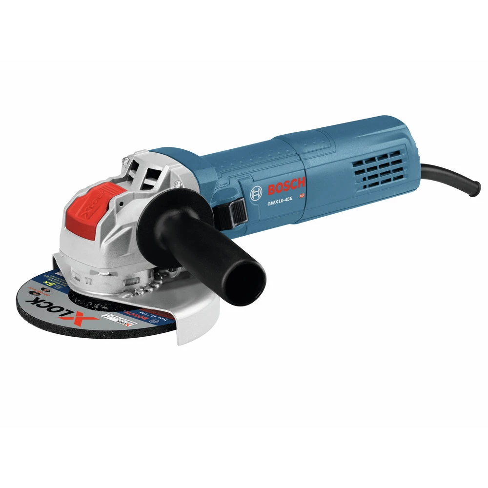 Factory Reconditioned Bosch GWX10-45E-RT X-LOCK Ergonomic 4-1/2 In. Angle Grinder 1 Factory Reconditioned Bosch GWX10-45E-RT X-LOCK Ergonomic 4-1/2 In. Angle Grinder