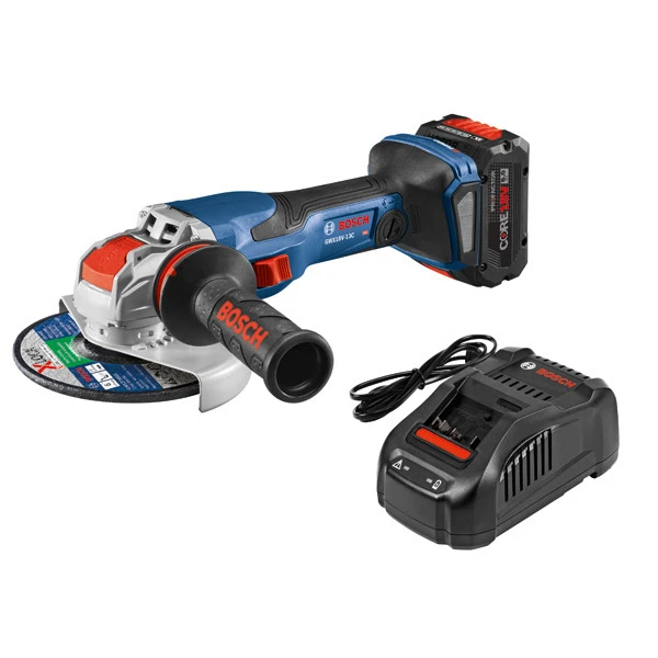 Factory Reconditioned Bosch GWX18V-13CB14-RT PROFACTOR 18V Spitfire X-LOCK Connected-Ready 5 - 6 In. Cordless Angle Grinder Kit With Slide Switch (8.0 Ah) 1 Factory Reconditioned Bosch GWX18V-13CB14-RT PROFACTOR 18V Spitfire X-LOCK Connected-Ready 5 - 6 In. Cordless Angle Grinder Kit With Slide Switch (8.0 Ah)