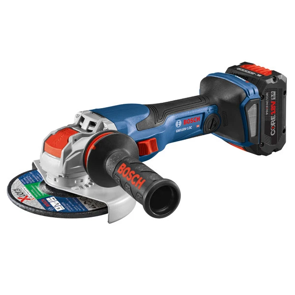 Factory Reconditioned Bosch GWX18V-13CB14-RT PROFACTOR 18V Spitfire X-LOCK Connected-Ready 5 - 6 In. Cordless Angle Grinder Kit With Slide Switch (8.0 Ah) 2 Factory Reconditioned Bosch GWX18V-13CB14-RT PROFACTOR 18V Spitfire X-LOCK Connected-Ready 5 - 6 In. Cordless Angle Grinder Kit With Slide Switch (8.0 Ah) - Image 2