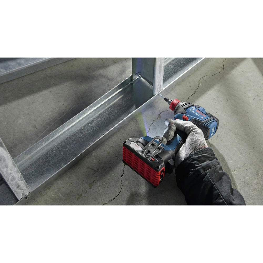 Factory Reconditioned Bosch GXL18V-240B22-RT 18V Brushless Lithium-Ion 1/2 In. Hammer Drill Driver And 1/4 In. And 1/2 In. 2-in-1 Bit/Socket Impact Driver Combo Kit With 2 Batteries (2 Ah) 6 Factory Reconditioned Bosch GXL18V-240B22-RT 18V Brushless Lithium-Ion 1/2 In. Hammer Drill Driver And 1/4 In. And 1/2 In. 2-in-1 Bit/Socket Impact Driver Combo Kit With 2 Batteries (2 Ah) - Image 6