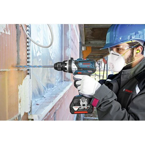 Factory Reconditioned Bosch HDH183-01-RT 18V 4.0 Ah EC Cordless Li-Ion Brushless Brute Tough 1/2 In. Hammer Drill Driver Kit 5 Factory Reconditioned Bosch HDH183-01-RT 18V 4.0 Ah EC Cordless Li-Ion Brushless Brute Tough 1/2 In. Hammer Drill Driver Kit - Image 5
