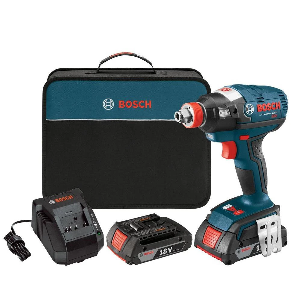 Factory Reconditioned Bosch IDH182-02-RT 18V Cordless Lithium-Ion Brushless Socket Ready Impact Driver Kit With Soft Case 1 Factory Reconditioned Bosch IDH182-02-RT 18V Cordless Lithium-Ion Brushless Socket Ready Impact Driver Kit With Soft Case