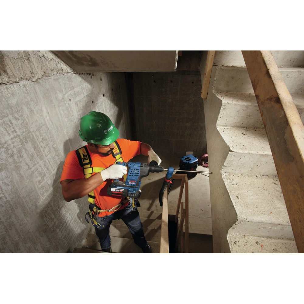 Factory Reconditioned Bosch RH328VC-36K-RT 36V Cordless Lithium-Ion 1-1/8 In. SDS-Plus Rotary Hammer Kit 12 Factory Reconditioned Bosch RH328VC-36K-RT 36V Cordless Lithium-Ion 1-1/8 In. SDS-Plus Rotary Hammer Kit - Image 12